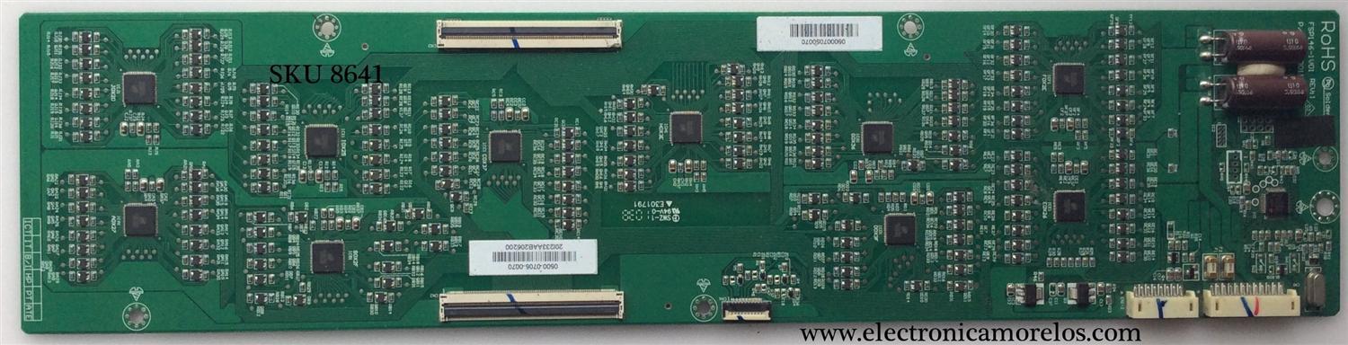 LED DRIVER / VIZIO 0500-0705-0070 / 050007050070 / FSP146-1V01 REV:1 / 3BD0115512GP / PANEL LC470DUS (SC)(M3) / MODELO XVT3D474SV