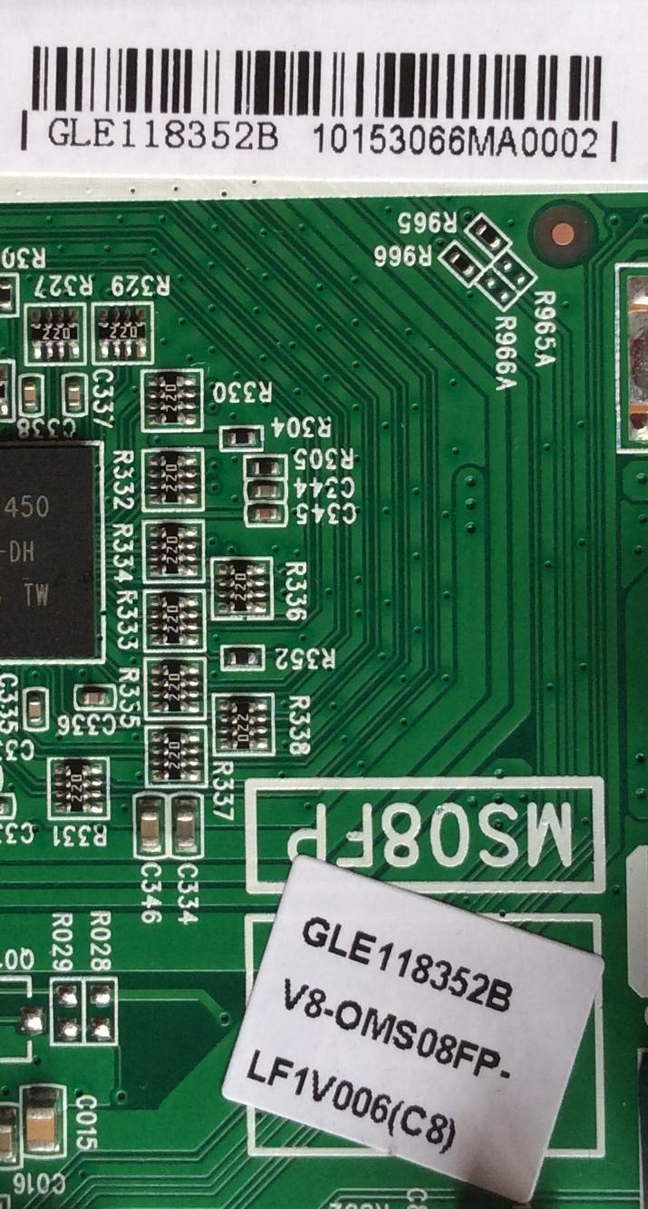 MAIN  FUENTE (COMBO) PARA TV  EKT / NUMERO DE PARTE  V8-OMS08FP-LF1V006 / V8-0MS08FP-LF1V006(C8) / 40-MS08FP-MAC2HG / GLE118352B / MODELO  LSME40B2810	 - Imagen 2