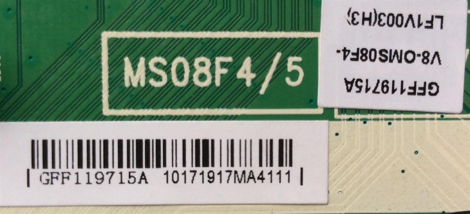 MAIN PARA TV PIONEER / NUMERO DE PARTE V8-OMS08F4-LF1V003 / 40-MS08F6-MAA2HG MODELO PLE-50S05FHD - Imagen 2