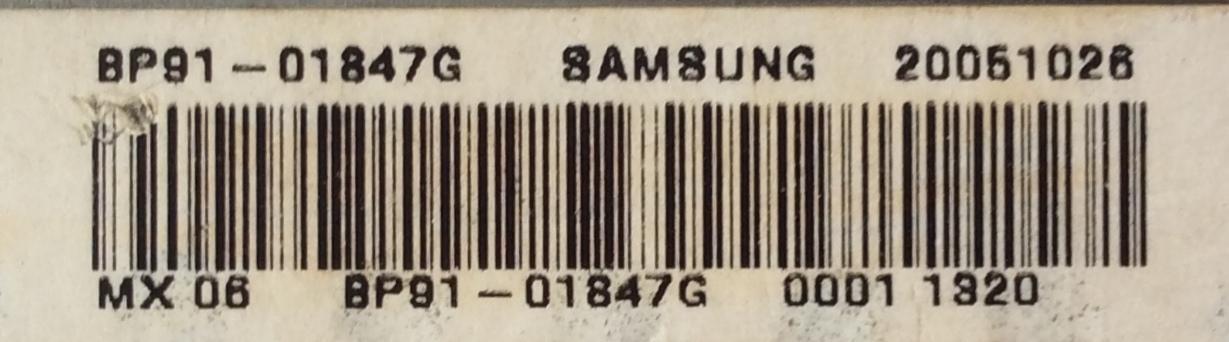 MAIN DIGITAL CON CHIP DMD INTEGRADO  / SAMSUNG BP91-01847G / BP63-00519A / BP63-00504A / BP41-00221B / S1212-6403 / MODELO HL-R6164W	 - Imagen 3