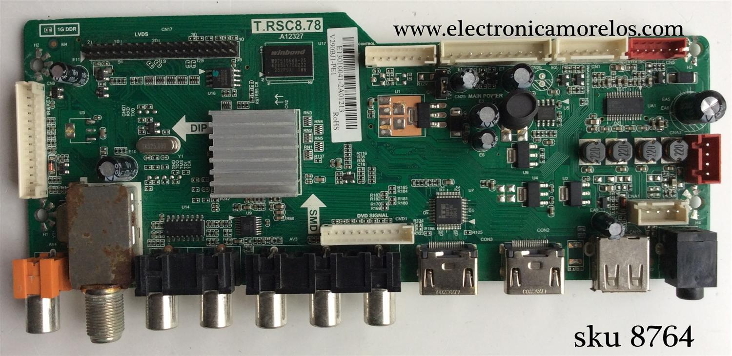 MAIN / RCA E13010041 / T.RSC8.78 / MODELO LED29B30RQD	