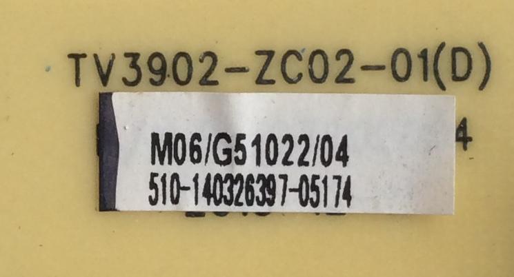 FUENTE DE PODER / HAIER 510-140326397 / 510-140326397-05174 / TV3902-ZC02-01(D) / COMPATIBLE PARA DIFERENTES MARCAS Y MODELOS POLAROID MHDV4233-U4 / TCL LE40D8810 / HAIER LE40M600CF / LE40M600M80 / JVC LT40C550 / ELEMENT ELEFW408 LE-40G36Y / ELEFW408   - Imagen 2