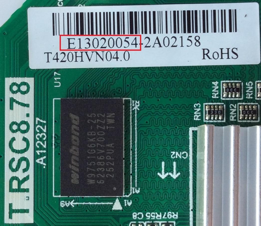 MAIN / RCA E13020054 / T.RSC8.78 / RE010C878LNA1 / 42RE010C878LNA1-D1 / MODELO LED42C45RQD	 - Imagen 3