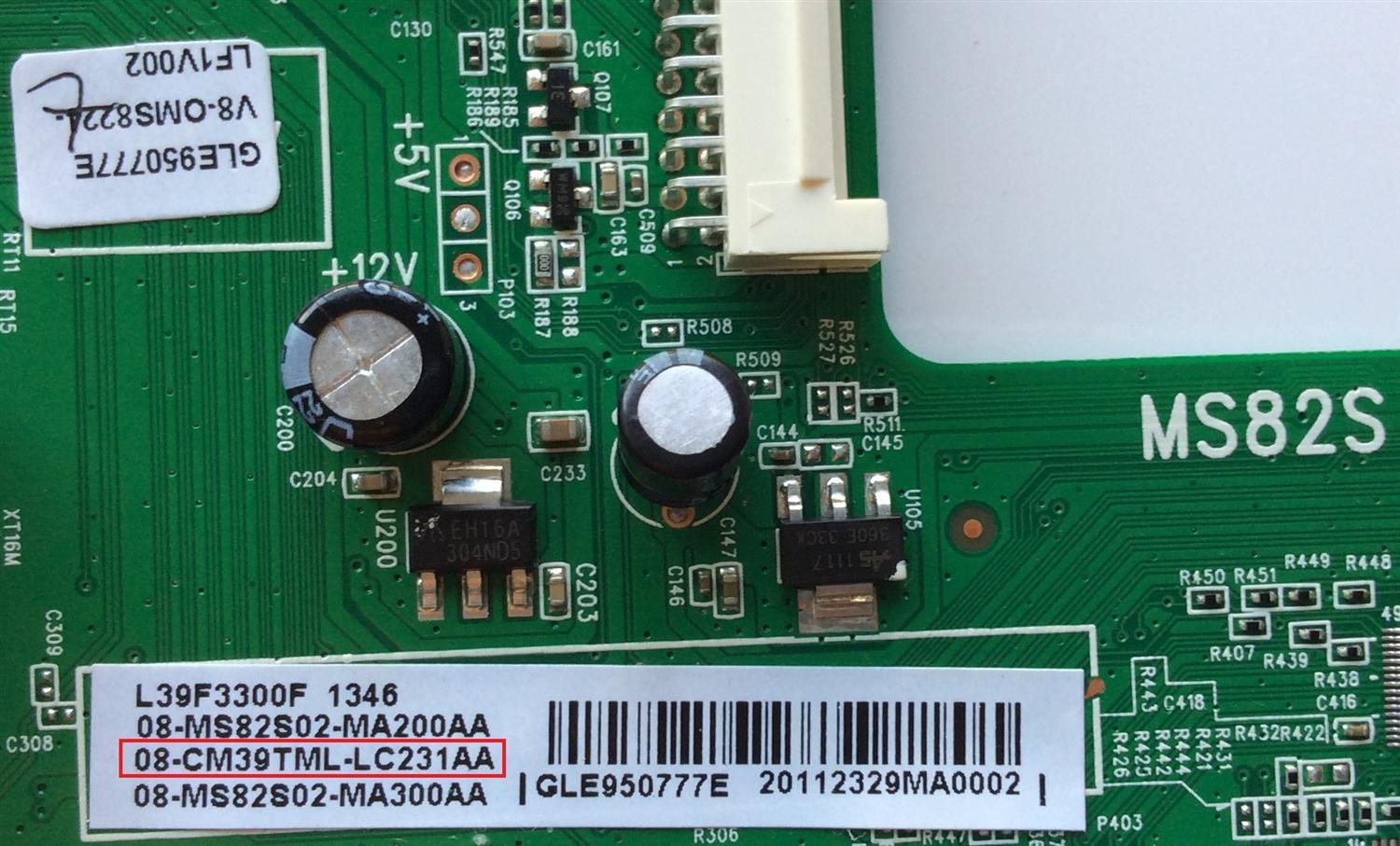 MAIN / TCL V8-OMS8224-LF1V002 / 08-MS82S02-MA200AA / 08-MS82S02-MA300AA / 08-CM39TML-LC231AA / GLE950777E / 40-MS82S0-MAF2HG	 - Imagen 2