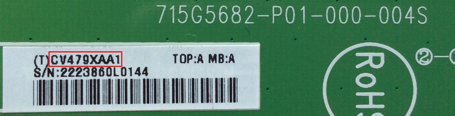 LED DRIVER / VIZIO INTVCV479XAA1 / CV479XAA1 / 715G5682-P01-000-004S / MODELO E500I-A1 LTYXNTAP	 - Imagen 2
