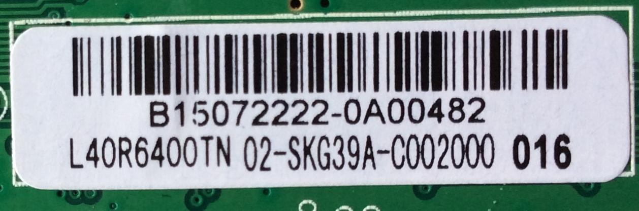 MAIN FUENTE / DAEWOO 02-SKG39A-C002000 / B15072222 / TP.MS3393T.PB79 / 3MS3393X-2 / MODELO L40R6400 - Imagen 3