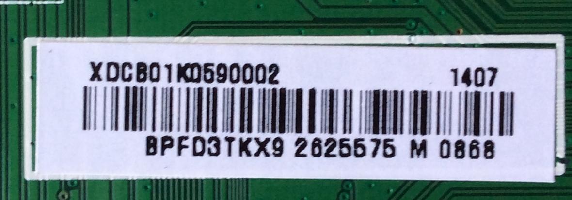 MAIN / SHARP TXDCB01K0590002 / 715G5851-M01-001-004K / XDCB01K059 / 715G5851-M0C-001-004X / XDCB01K05900001 / XDCB01K0590002 / PANEL TPT500J1-HVN04 REV:S200C / MODELO LC-50LB150U - Imagen 2