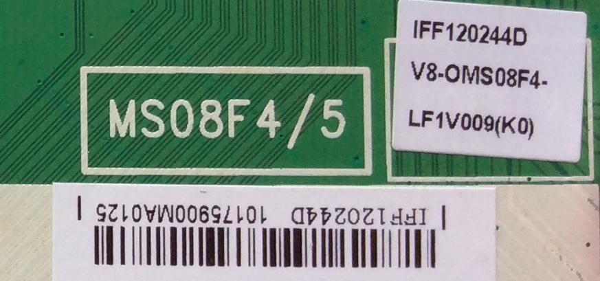 MAIN / TCL V8-OMS08F4-LF1V009(K0)  / V8-0MS08F4-LF1V009(K0)  / IFF120244D / 40-MS08F6-MAA2HG / MS08F4/5	 - Imagen 2