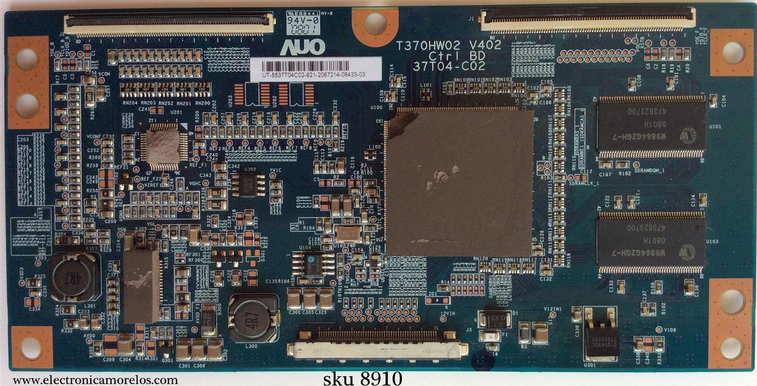 T-CON / SAMSUNG 55.37T04.C02 / 5537T04C02 / T370HW02 V402 / 37T04-C02 / MODELO LN37A550P3FXZA	