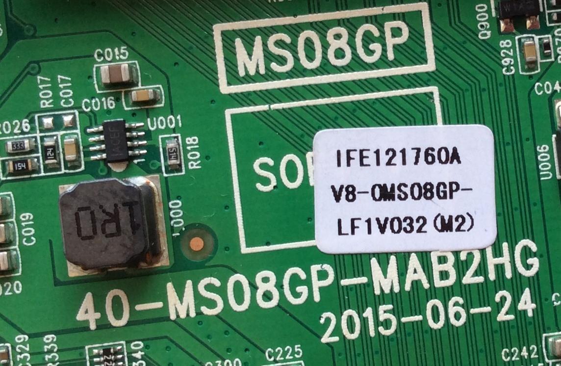 MAIN / FUENTE / (COMBO) / TCL IFE121760A / V8-0MS08GP-LF1V032 / 40-MS08GP-MAB2HG / MS08GP / MODELO 32''	 - Imagen 2