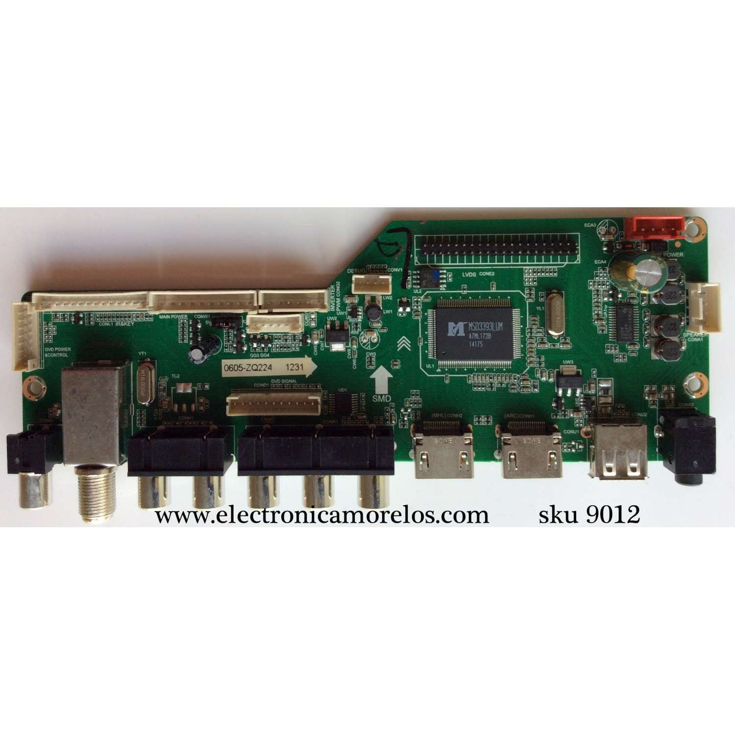 MAIN / RCA RE01M3393LNA23-B2 / LD.M3393.B / 20140617175245 / 3393B1424 / 20140617175245 12V a1 / PANEL HV320WX2-281-12V / MODELO LED32B30RQD