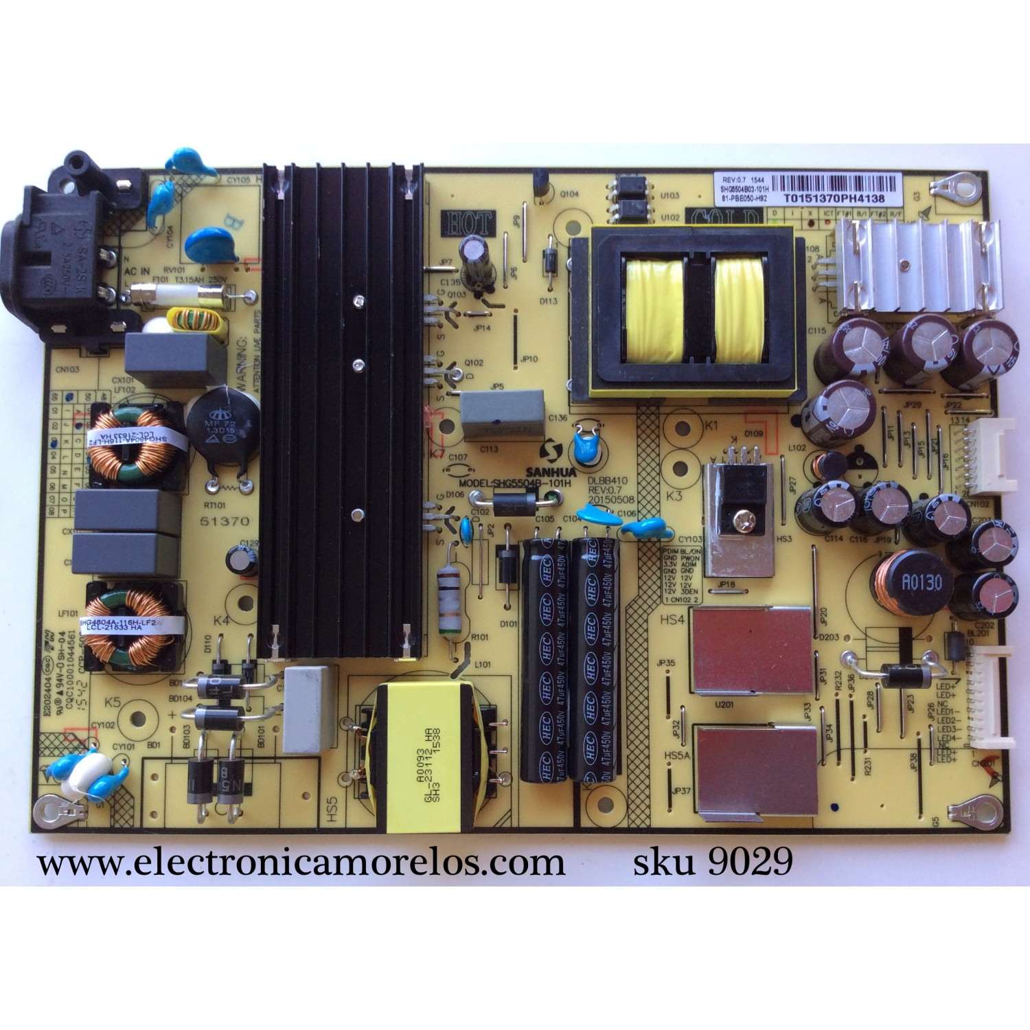 FUENTE  / TCL 81-PBE050-H92 / SHG5504B03-101H / SHG5504B-101H / DLBB410  / CQC10001044561 /  MODELOS   / 55FS3750 LBAA / 55FS3750 TAAA / 55FS3750 TCAA / 55FS3750 TDAA / 48FS3750 TAAA / 50FS3850 TBAA / 50FS3800 50FS3800TAAA / 50FS3800 TCAA / 48FS3750TDAA	