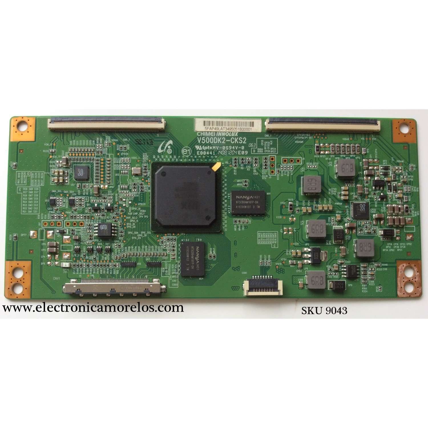 T-CON / VIZIO 5FAP49LAT3 / V500DK2-CKS2 / MODELO P502UI-B1E LTY6RKBQ	