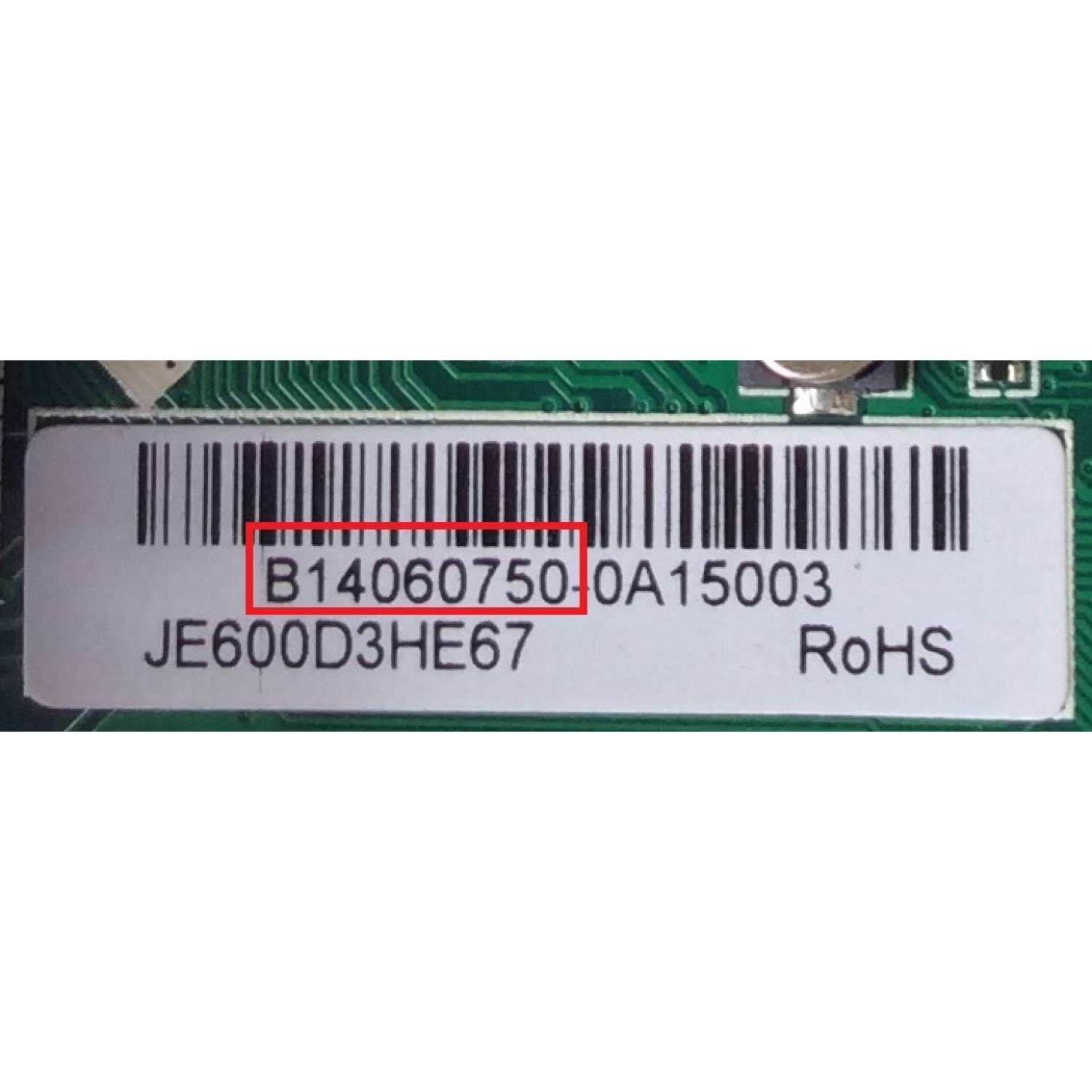 MAIN / ELEMENT B14060750 / SY14296-1 / T.MS3393.81 / JE600D3HE67 / MODELO ELEFW606	 - Imagen 2