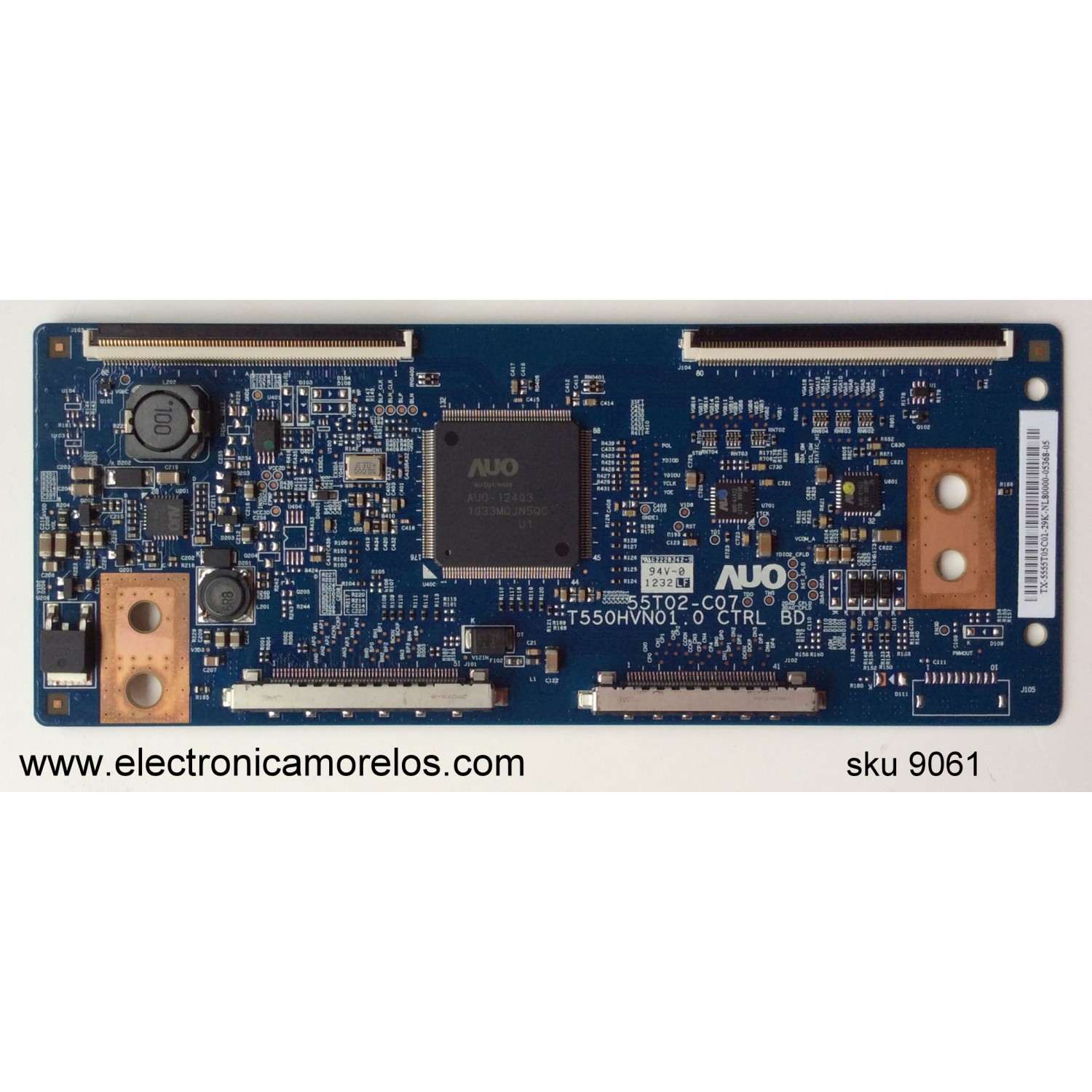 T-CON / SANYO 55.55T05.C01 / 5555T05C01 / 55T02-C07 / T550HVN01.0 / MODELO DP55441 P55441-03	