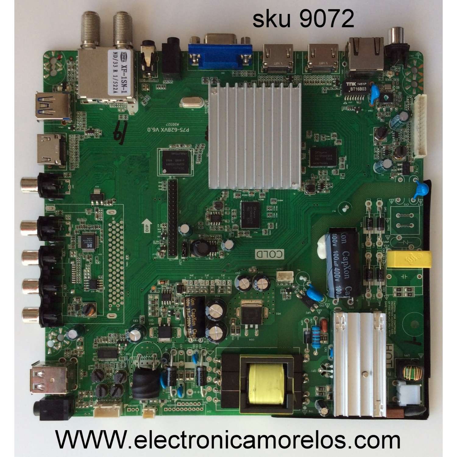 MAIN / FUENTE / TCL P75-628VXV6.0-A / KDI32QT539UNT / P75-628VX V6.0 / XF-1SN-1	