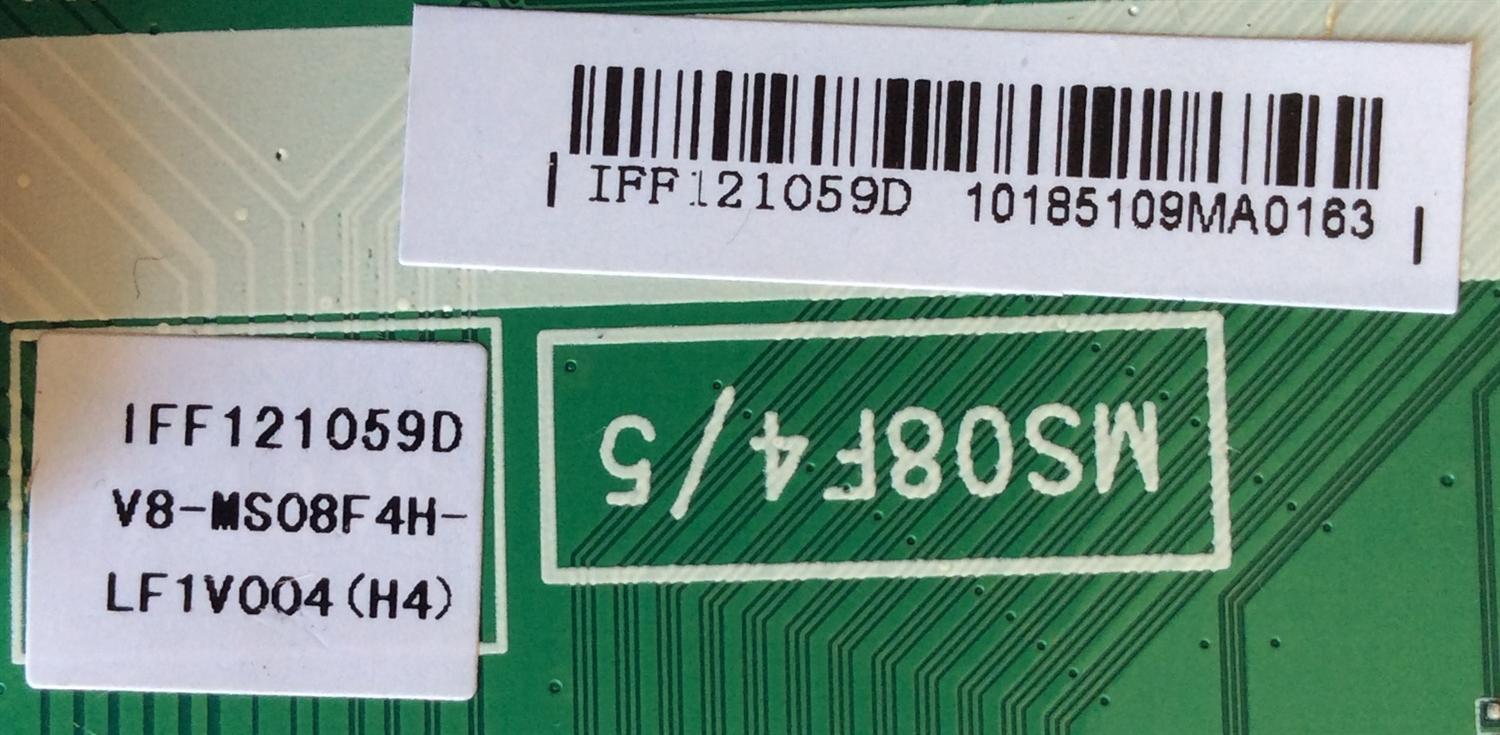 MAIN / TCL V8-MS08F4H-LF1V004(H4) / IFF121059D / MS08F4/5 / 40-MS08F6-MAA2HG	 - Imagen 2
