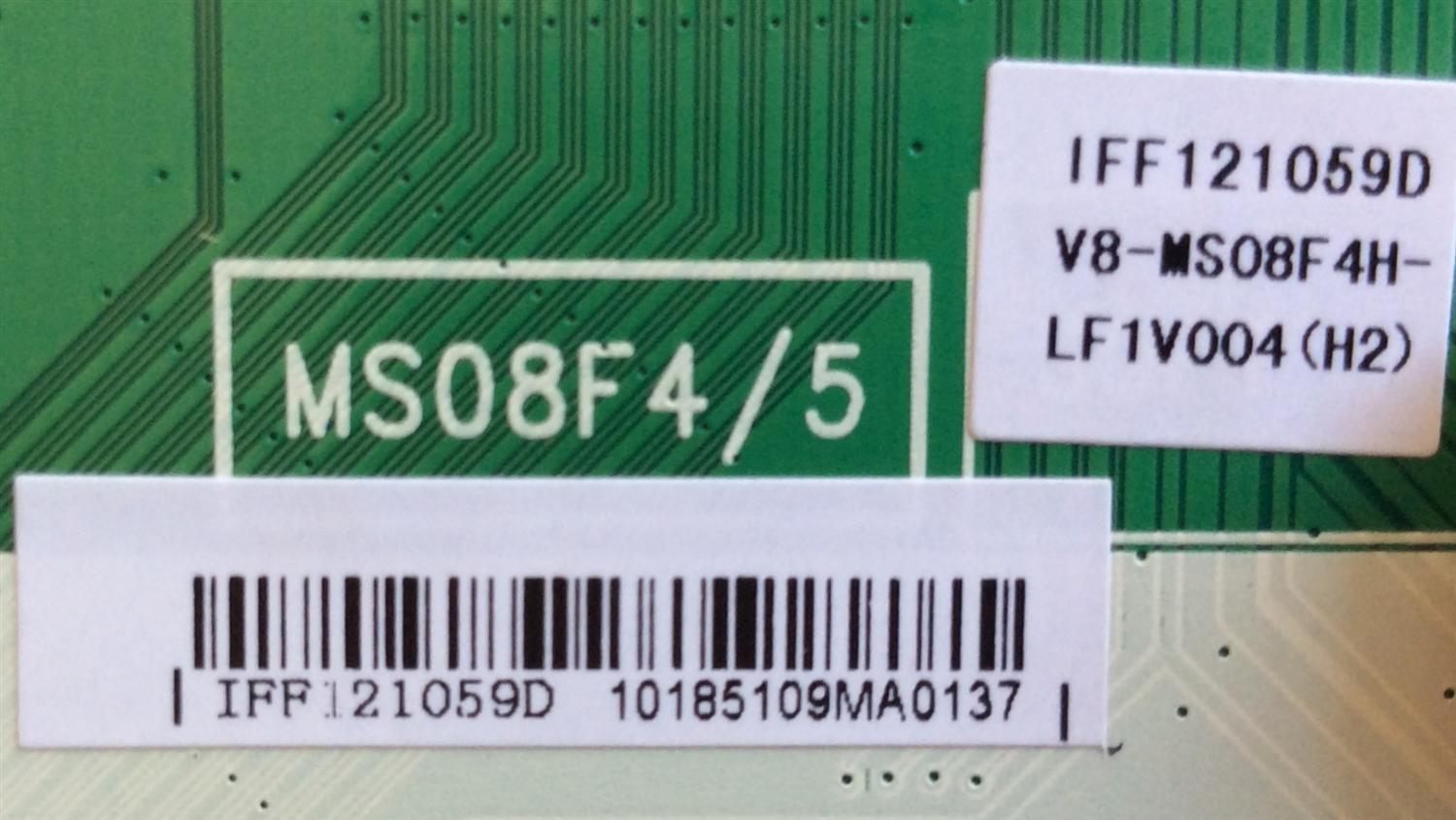 MAIN / TCL V8-MS08F4H-LF1V004(H2) / IFF121059D / MS08F4/5 / 40-MS08F6-MAA2HG	 - Imagen 2