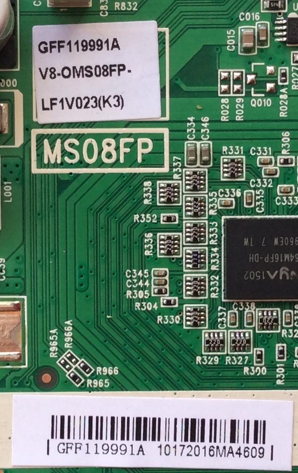 FUENTE  MAIN  (COMBO)  PARA TV TCL NUMERO DE PARTE / GFF119991A / V8-OMS08FP-LF1V023 / GFF119991A / V8-0MS08FP-LF1V023 / MS08FP / 40-MS08FP-MAC2HG / L32B2800 - Imagen 2
