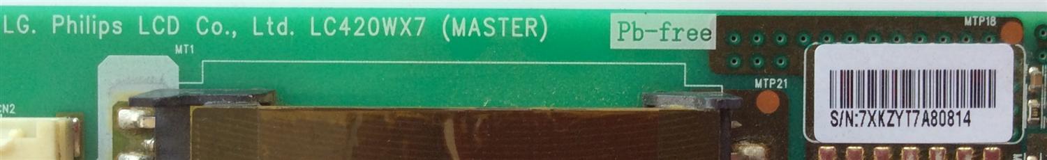 BACKLIGHT INVERSOR MASTER / VIZIO 6632L-0448A / PNEL-T702A / SUSTITUTS 6632L-0465B/6632L-0466B / MODELO VX42LHDTV10A / PANEL LC420WX7-SLA1 - Imagen 4
