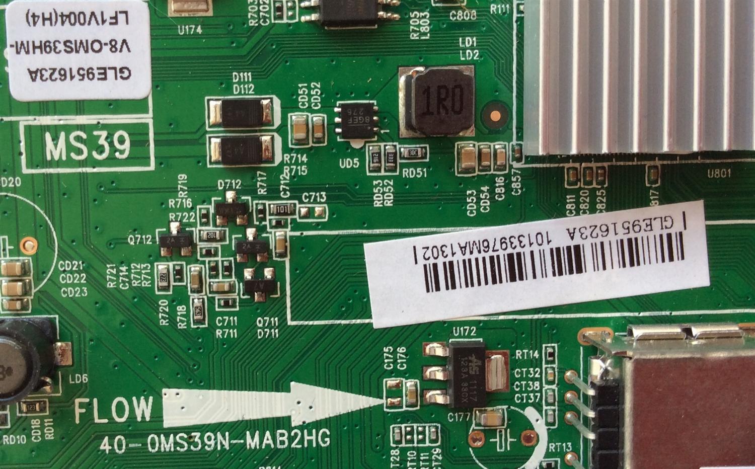 MAIN / TCL V8-OMS39HM-LF1V004(H4) / GLE951623A / V8-0MS39HM-LF1V004(H4) / MS39 / 40-OMS39N-MAB2HG	/ MODELO DE 40'' - Imagen 2