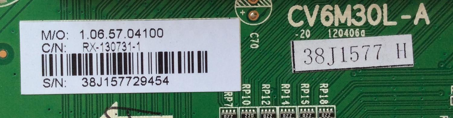 TARJETA QSC / ELEMENT 38J1577 / CV6M30L-A / MODELO ELEFT406 / PANEL LK400D3HC04	 - Imagen 2