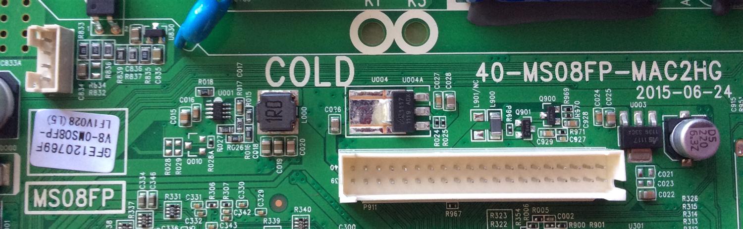 MAIN  FUENTE  (COMBO)  PARA TV TCL  V8-0MS08FP-LF1V028 (L5) / GFE120769F / 40-MS08FP-MAC2HG / MS08FP / L32D2740 - Imagen 3