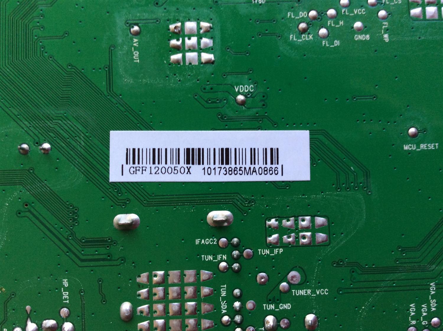 MAIN PARA TV TCL NUMERO DE PARTE GFF120050X / 40-OMS39N-MAC2HG / V8-OMS39HM-LF1V012 / V8-0MS39HM-LF1V012 / MS39 / MODELO L39B26001 - Imagen 2