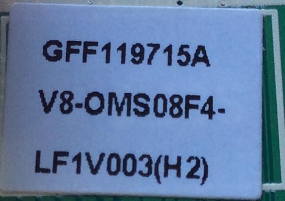 MAIN / PIONEER V8-OMS08F4-LF1V003(H2) / GFF119715A / V8-0MS08F4-LF1V003(H2) / 40-MS08F6-MAA2HG / MS08F4/5 / modelo PLE-50S05FHD	 - Imagen 2