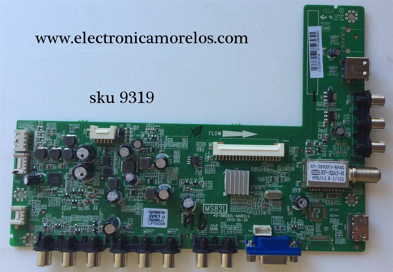MAIN / TCL V8-MS82LLA-LF1V026 / GLE950978A / MS82L / 40-OMS82L-MAB2LG / MODELO DE 28''