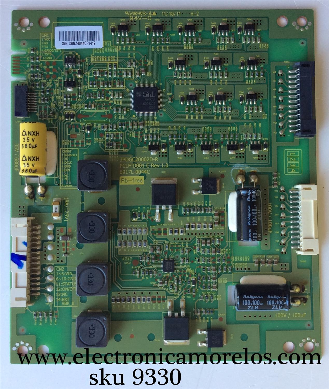 LED DRIVER / LG 6917L-0044C / 3PDC20002D-R / PANEL LC420EUD(SD)(M1)	