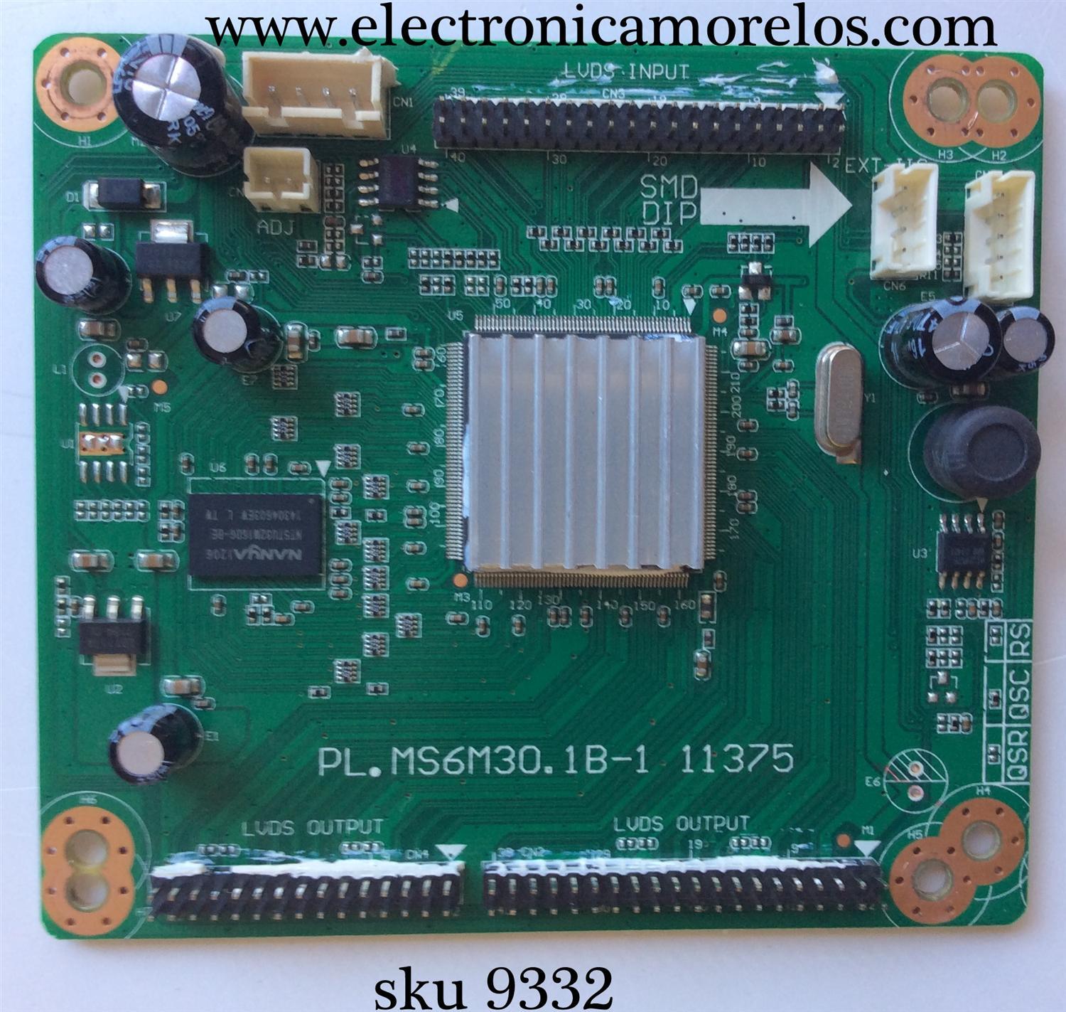  DRIVER / SCEPTRE 1A2D0711 / PL.MS6M30.1B-1 / 11375 / MODELO X405BV-FHD