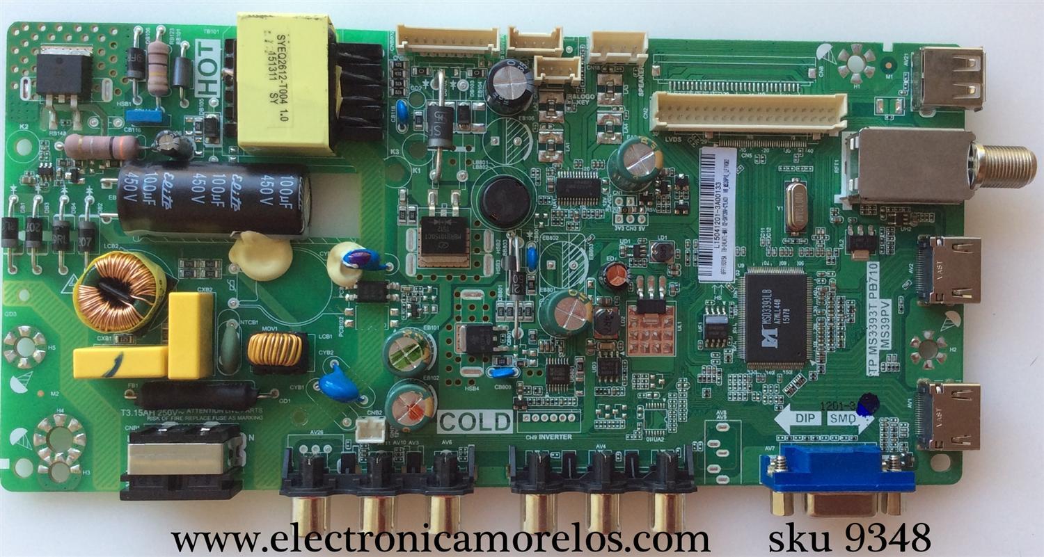 FUENTE / MAIN / TCL L15041201 / GFF119315A / T8-24LATL-MA1 / 02-SHY39V-CYLA01 / V8_MS39PVL_LF1V082 / TP.MS3393T.PB710 / MS39PV / MODELO 24''