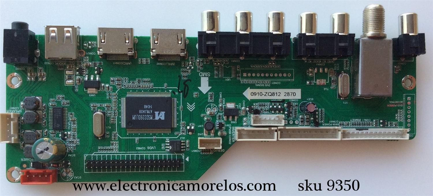 MAIN / RCA 46RE01M3393LNA35-E2 / LD.M3393.B / 3393B1439 / MK-RE01-140910-ZQ812 / 20140812170612 / MODELO LED46C45RQ