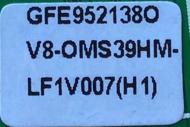 MAIN / TCL V8-OMS39HM-LF1V007(H1) / GFE952138O / V8-0MS39HM-LF1V007(H1) / MS39 / 40-OMS39N-MAC2HG / MODELO L40B3800A - Imagen 2