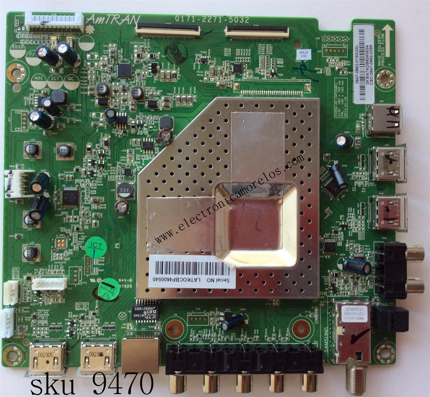 MAIN / VIZIO 3647-0862-0150 / 0171-2271-5032 / MODELO E470i-A0 LATKOCBP / E420-A0 LAUKNREN / PANEL LC470DUG (JF)(R1)	
