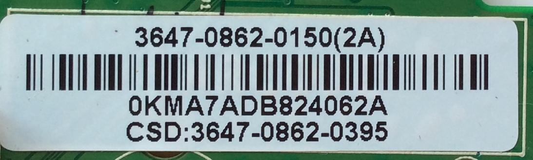 MAIN / VIZIO 3647-0862-0150 / 0171-2271-5032 / MODELO E470i-A0 LATKOCBP / E420-A0 LAUKNREN / PANEL LC470DUG (JF)(R1)	 - Imagen 2