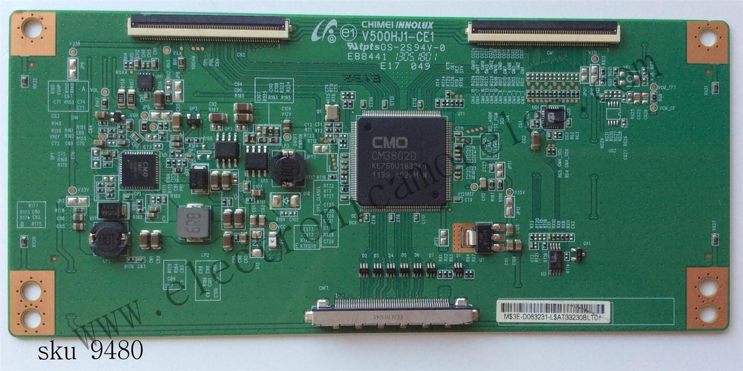 T-CON / PANASONIC 3E-D083231 / V500HJ1-CE1 / MODELO TX-L39EM6B	