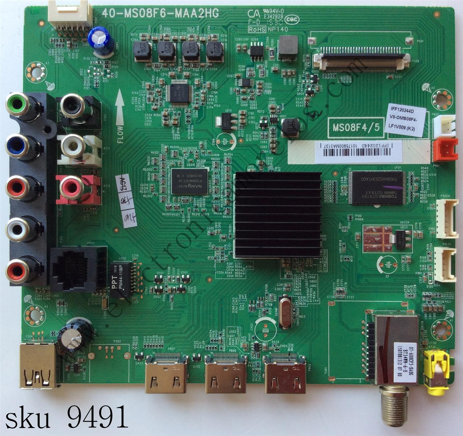 MAIN / TCL V8-OMS08F4-LF1V009(K2) / IFF120244D / V8-0MS08F4-LF1V009(K2) / 40-MS08F6-MAA2HG / MS08F4/5	
