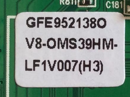 MAIN / TCL V8-OMS39HM-LF1V007(H3) / GFE952138O / V8-0MS39HM-LF1V007(H3) / 40-OMS39N-MAC2HG / MS39 / MODELO 40''	 - Imagen 2