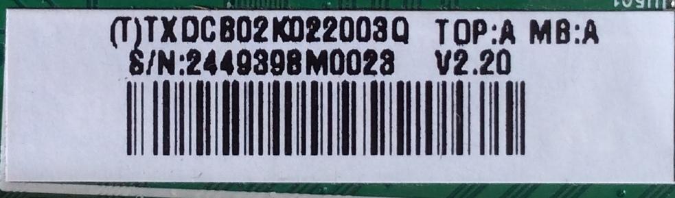 MAIN / VIZIO TXDCB02K0220 / TXDCB02K022003Q / 715G5817-M02-000-004K / MODELO E241-A1	 - Imagen 2