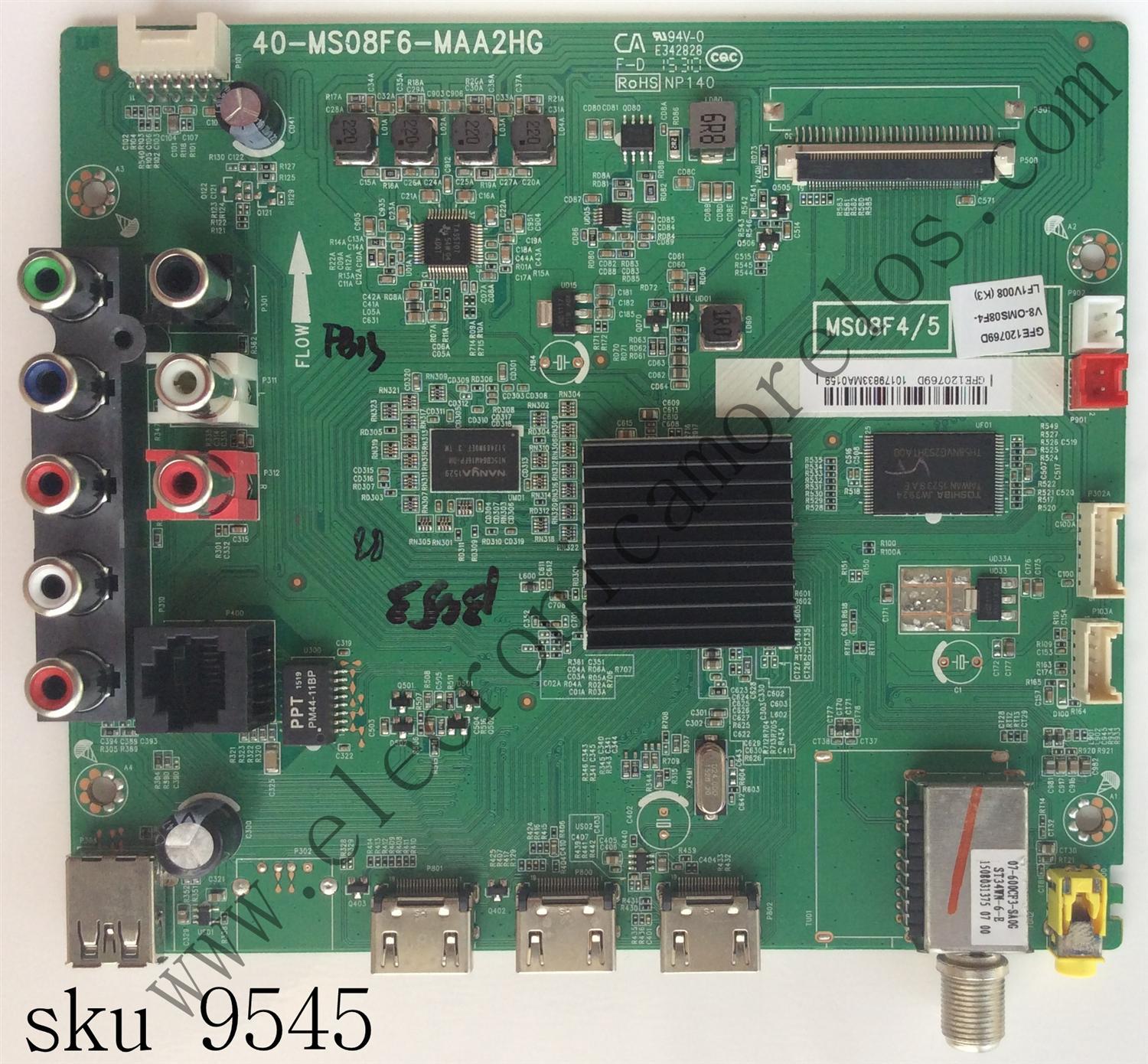 MAIN / TCL V8-OMS08F4-LF1V008(K3) / GFE120769D / V8-0MS08F4-LF1V008(K3) / MS08F4/5 / 40-MS08F6-MAA2HG	