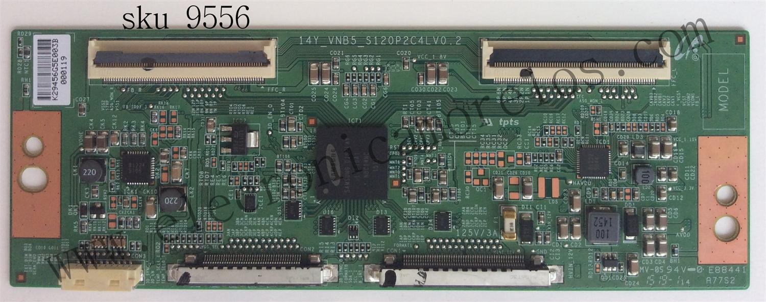 T-CON / WESTINGHOUSE LJ94-29456G / 14Y_VNB5_S120P2C4LV0.2 / 29456G / MODELO DWM48F1Y1-C TW-01001-S0448E / PANEL T480-OCL-DLED	