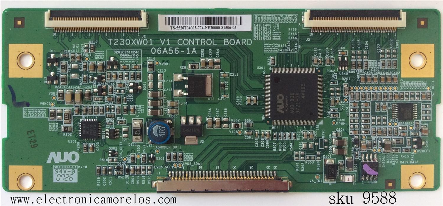 T-CON / SAMSUNG 55.26T04.003 / T230XW01 / 5526T04003 / 06A56-1A / MODELO LN-T2354H / PANEL T260XW03	