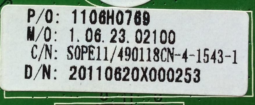 DRIVER DE T-CON / TV•EARS•TV / 1106H0769 / CV6M20 / MODELO 10S10 / PANEL LC320WUF(SB)(N1)	 - Imagen 3