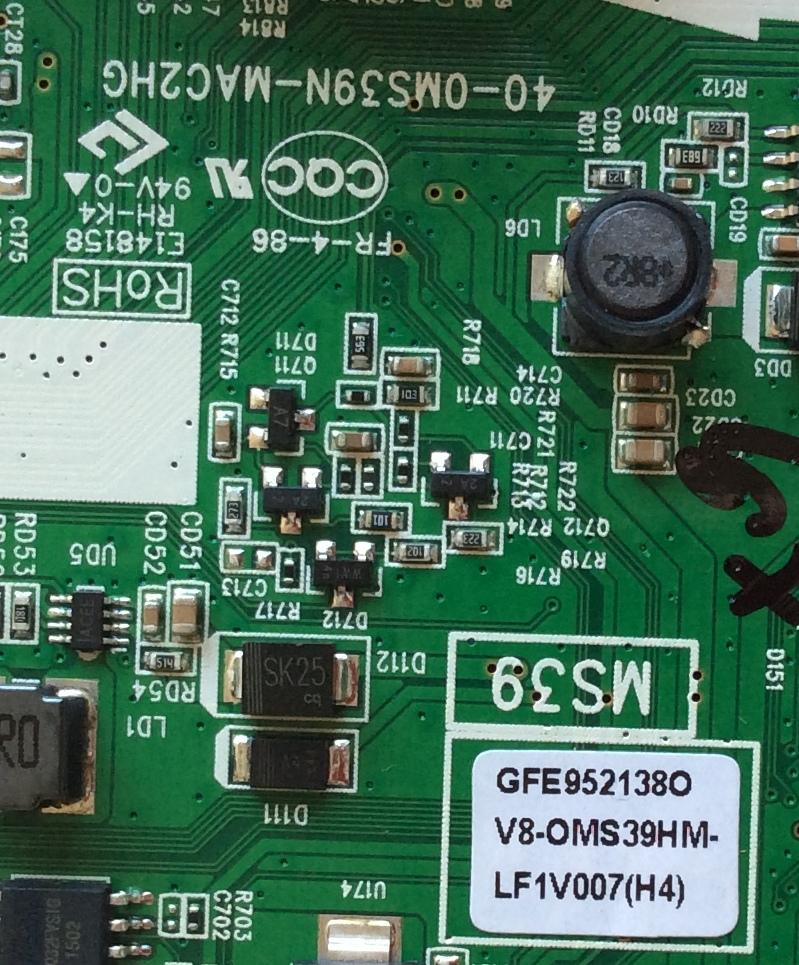 MAIN / TCL V8-OMS39HM-LF1V007(H4) / GFE9521380 / V8-0MS39HM-LF1V007(H4) / 40-OMS39N-MAC2HG / MS39	/  MODELO DE 40'' - Imagen 2