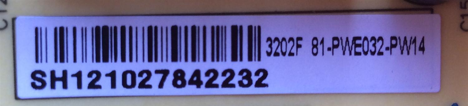 FUENTE DE PODER / TCL 81-PWE032-PW14 / 81-PWE032-PW14 / SHL3238F-101S / MODELO LED32C550	 - Imagen 3