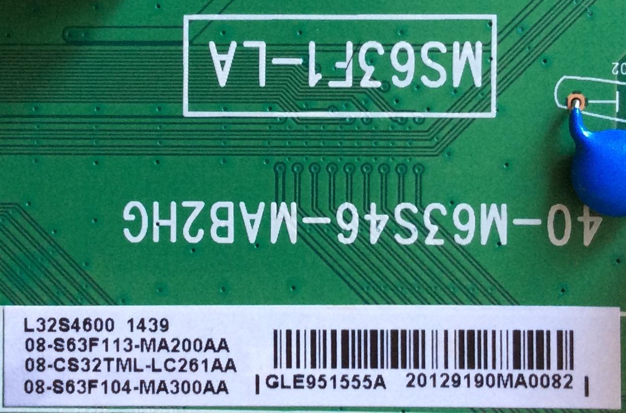 MAIN / TCL V8-6228L18-LF1V003(G3) / GLE95155A/ 08-S63F113-MA200AA / 08-CS32TML-LC261AA / 08-S63F104-MA300AA /	 - Imagen 3