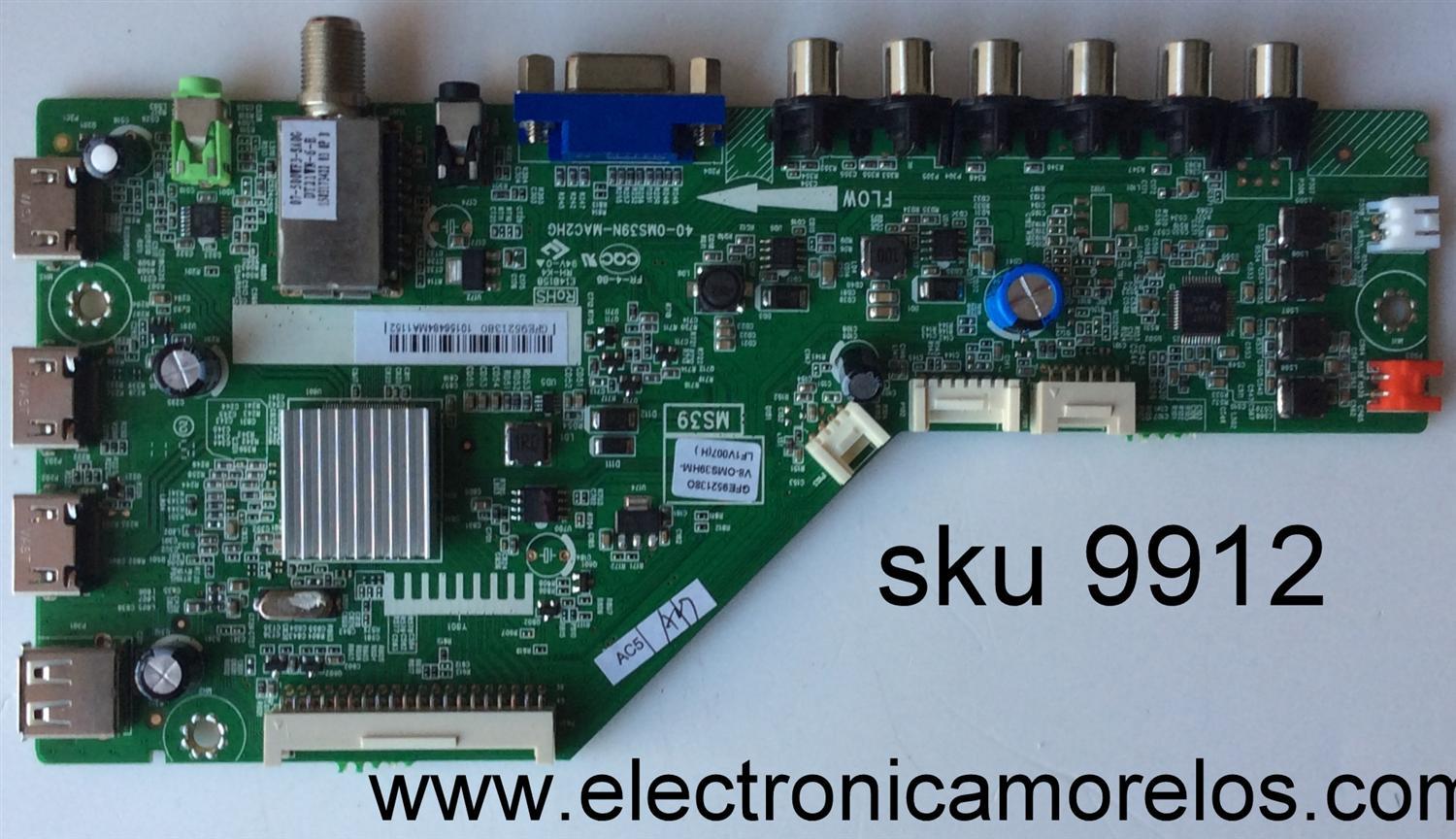MAIN / TCL V8-OMSS39HM-LF1V007(H) / GFE952138O / V8-0MSS39HM-LF1V007(H) / 40-0MS39N-MAC2HG /MS39	