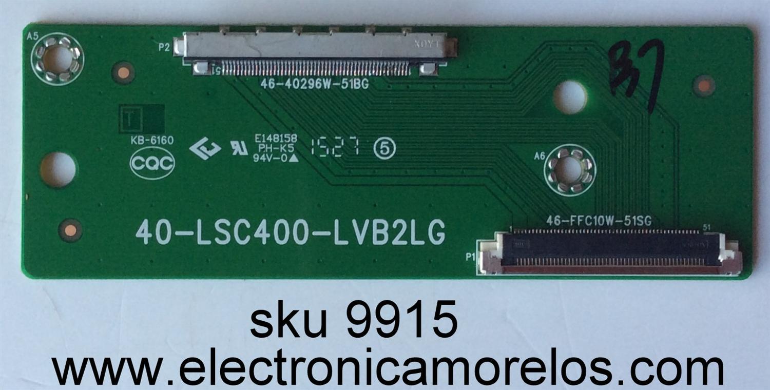 SENSOR / TCL 40-RX3610-DR1XG / 46-40296W-551BG / 46-FFC10W-51SG	
